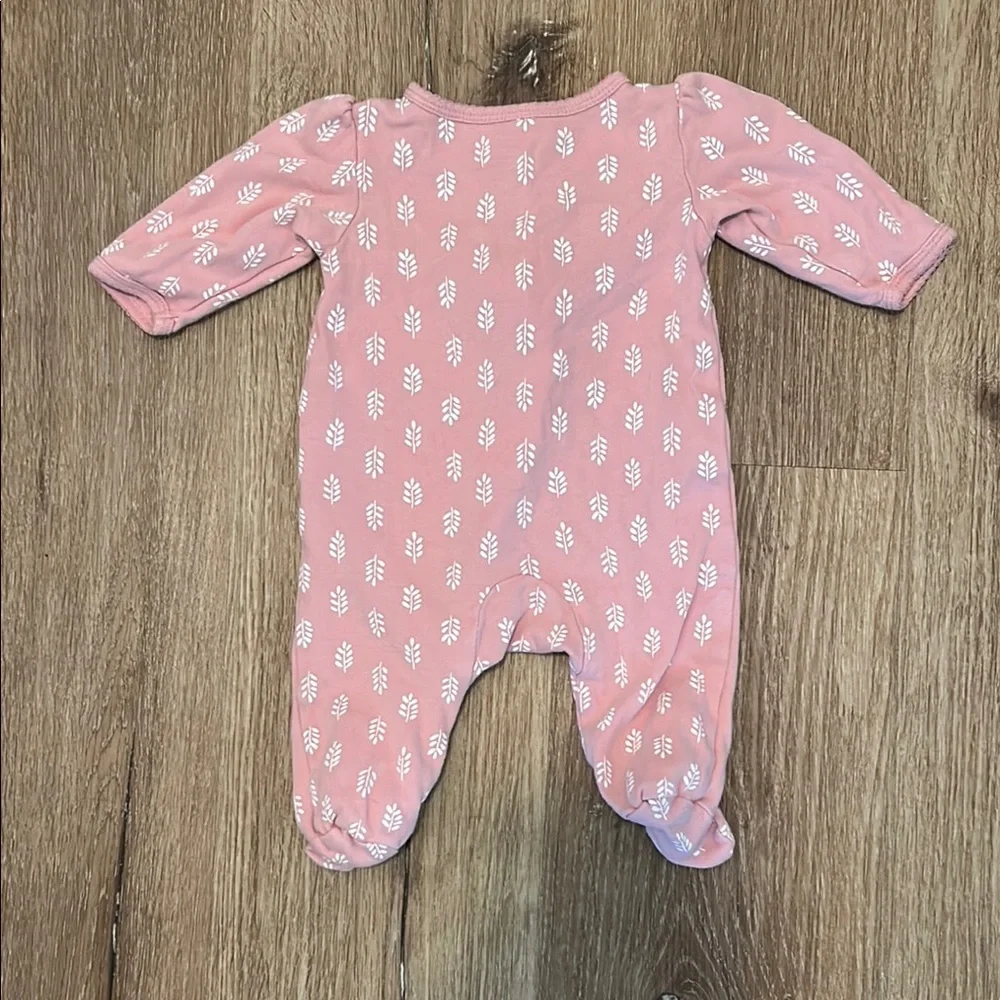 Carter's Pink Footed One Piece with Bee Design